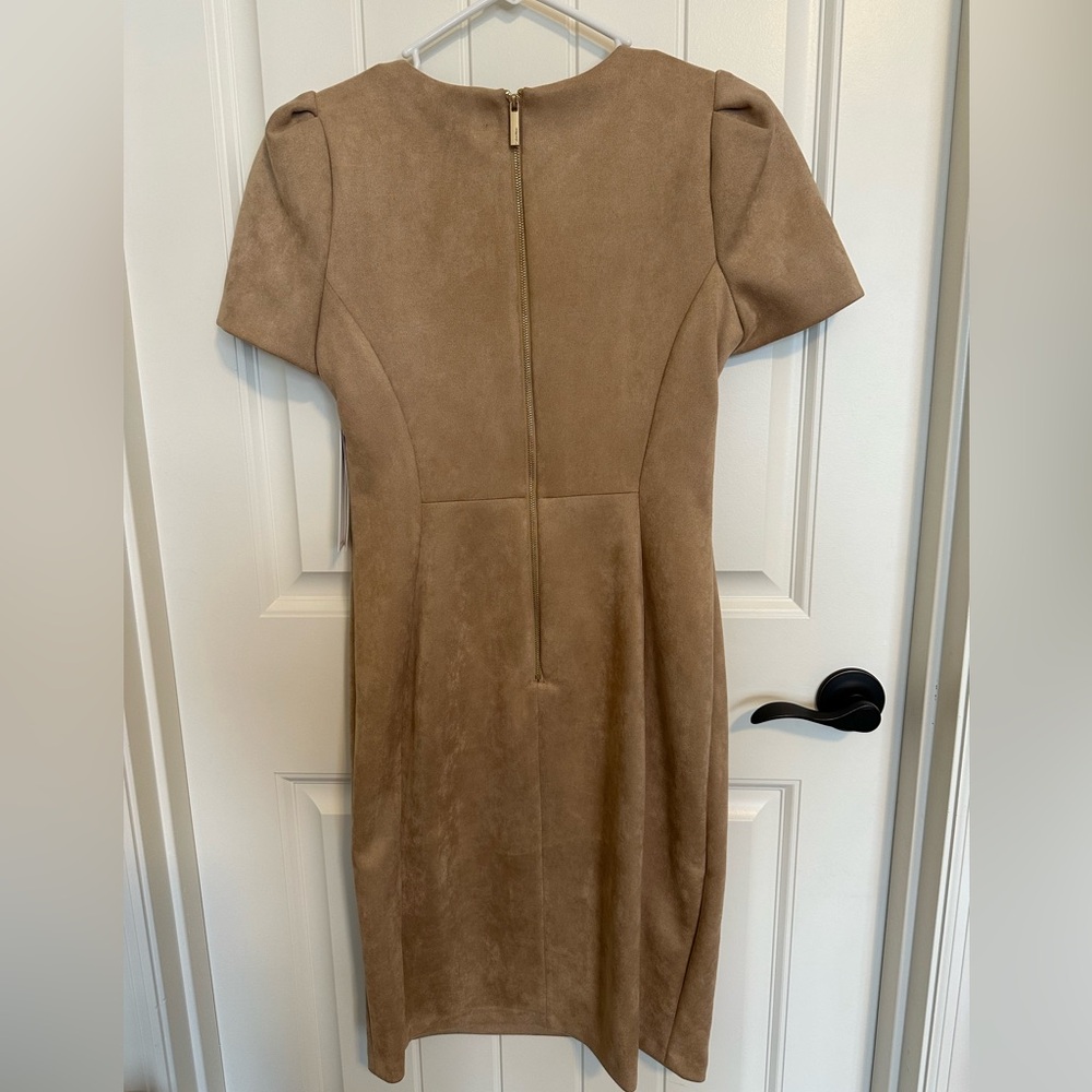 🆕Calvin Klein Faux Suede Dress - Picture 2 of 4